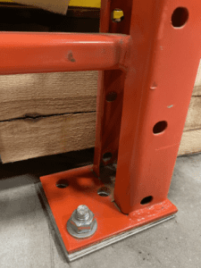 anchoring pallet racking