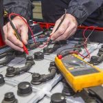 Forklift battery maintenance