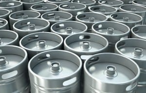 Information on Maximizing low-volume, high-SKU Craft Beer Kegs Warehouse Cooler Storage solutions from Abel Womack, NE Raymond Forklifts Dealer.