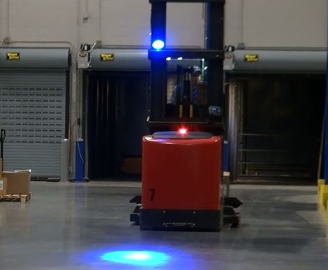 Blue Led Spot Lights Abel Womack Manufacturing Warehouse Distribution Raymond Forklifts Precision Manufacturing