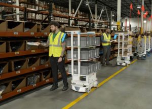 Warehouse autonomous mobile robots