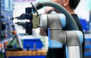 Close up of Universal Robot Cobots