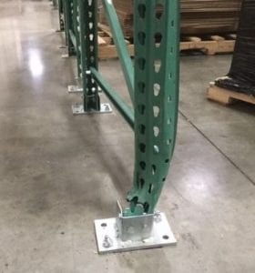 upright rack damage