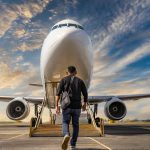 man conquering fear of flying