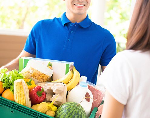 Home delivery of goods and services