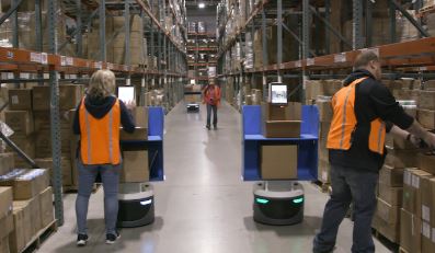 Locus automated mobile robots