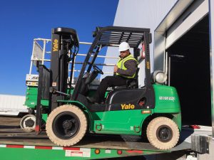 IC propane forklift