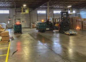 Warehouse industrial flooring
