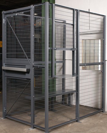 Wire security access cages