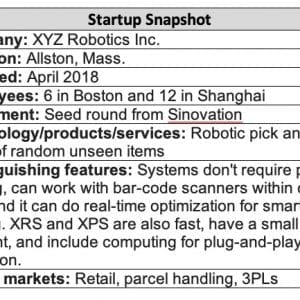 XYZ Robotics speeds up putwall, picking operations