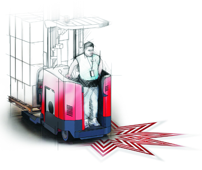 forklift collision tracking with iWarehouse