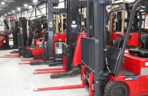 Reconditioned Raymond forklifts 
