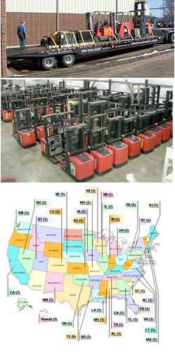 Short term forklift rentals